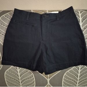 New Patagonia Size 6 Touring Womens Organic Cotton Black Shorts NWT